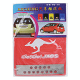 2 Pcs Premium Heavy Duty Molded Splash Mud Flaps Auto Front And Rear Fender Guard Small Size Random Pattern Delivery - Black