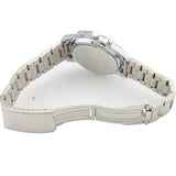 Stylish Metal Band Wrist Watch - Black