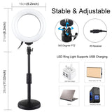 6.2 Rgbw Led Ring Light with Remote and Tripod