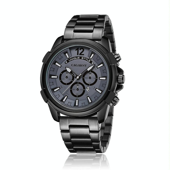 Stainless Steel Waterproof Quartz Watch - Fashionable Design - Wa6884B