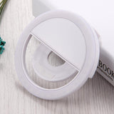 Adjustable Clip Beauty Light for Smartphones - Usb Cable - Black