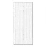 210x100cm Magnetic Mosquito-proof Screen Door Curtain - Magic Mesh - Black