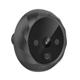 2.4 Tft Screen Digital Door Viewer With Infrared Night Vision & Wide Angle - Black
