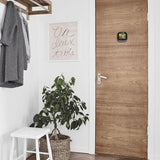 2.4 Tft Screen Digital Door Viewer With Infrared Night Vision & Wide Angle - Black