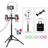 10.2 Rgbw Led Ring Light Kit with Tripod and Phone Mount