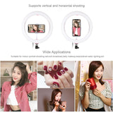 10.2 Curved Led Ring Light with Tripod & Remote for Vlogging & Photography - Black