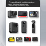 25mm Ball Head Motorcycle Rearview Mirror Mount Holder for Gopro Insta360 Dji Action and Other Action Cameras