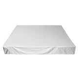 244x244x90cm Waterproof & Dustproof Cover for Bathtub Swimming Pool Table & Chair - Protects from Falling Leaves - Silver