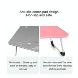 Adjustable Folding Laptop Desk with Non-slip W-shaped Legs - Portable and Compact - Hcb5116B