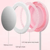 Multi-function Live Broadcast Ring Light with Phone Holder - G6 Black