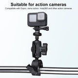 Adjustable 360 Bike Handlebar Mount with Phone Clamp
