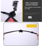 360 Degree Selfie Mount for Action Cameras with Flex Clamp