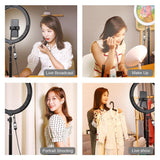 11.8 Rgbw Led Ring Light Kit with Mount & Remote