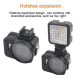 Aluminum Protective Cage with Insurance Frame and 52mm Uv Lens for Gopro Hero7 / 6 / 5 - Black