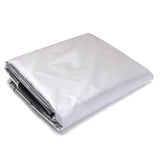 240x240x25cm Waterproof Dustproof Cover for Bathtub Pool Table & Chair - Protects from Falling Leaves - Silver