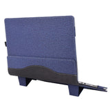 Protective Leather Laptop Case With Stand - 15.6 Inch - Dark Blue - For Samsung Galaxy Book 4 360