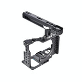 Handle Video Camera Cage Stabilizer For Sony A7K / A72 / A73 / A7S2 / A7R3 / A7R2 / A7X Black