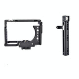 Handle Video Camera Cage Stabilizer For Sony A7K / A72 / A73 / A7S2 / A7R3 / A7R2 / A7X Black