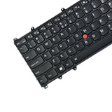 Backlit us Keyboard for Lenovo Thinkpad Yoga 260 / 370 / X380 - Black