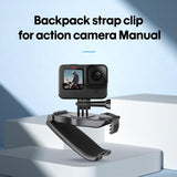 360 Degree Rotating Backpack Belt Clip Bracket