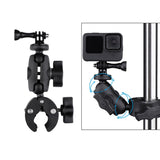 Adjustable 360 Degree Action Camera Clamp Base