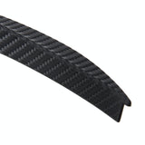 2 Pcs 45Cm Car Stickers Rubber Large Round Arc Strips Universal Fender Flares Wheel Eyebrow Decal Sticker Eyebrow Car-Covers Black Striped Round Arc Strips - 45 X 2Cm