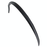 2 Pcs 45Cm Car Stickers Rubber Large Round Arc Strips Universal Fender Flares Wheel Eyebrow Decal Sticker Eyebrow Car-Covers Black Striped Round Arc Strips - 45 X 2Cm