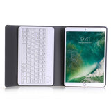10.2 Ipad Bluetooth Keyboard Case With Stand - Ultra-Thin & Detachable - Black