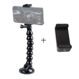 Flexible Suction Cup Mount with Phone Clamp - 1 / 4 Jaws
