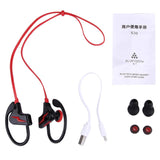 Sport Style Bluetooth 4.1 In-ear Earphone for Iphone - S30 - Black
