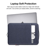 12.5-13.5 Inch Laptop Sleeve Briefcase with Zipper and Handle - Black