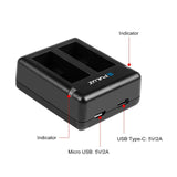 Dual Usb Charger for Gopro Hero 9 / 10 / 11 / 12 - Dual Batteries
