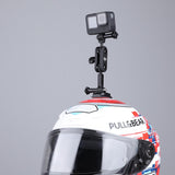 360 Degree Pivot Motorcycle Helmet Mount for Magic Arm Adapter