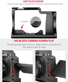 Video Camera Cage Stabilizer For Canon Eos M50 - Black