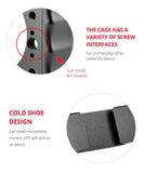 Video Camera Cage Stabilizer For Canon Eos M50 - Black