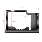 Video Camera Cage Stabilizer For Canon Eos M50 - Black