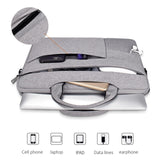 13.3 Inch Portable Laptop Shoulder Bag - Oxford Cloth & Nylon - Hemp Gray