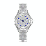 Diamond-inlaid Women Chain Watch - Elegant Jewelry - Gold