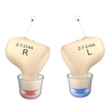 1Pair In Ear Hearing Aid For Elderly & Hearing Impaired - Red And Blue