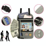 Rfid Passport & Certificate Protection Cover - Dark Gray