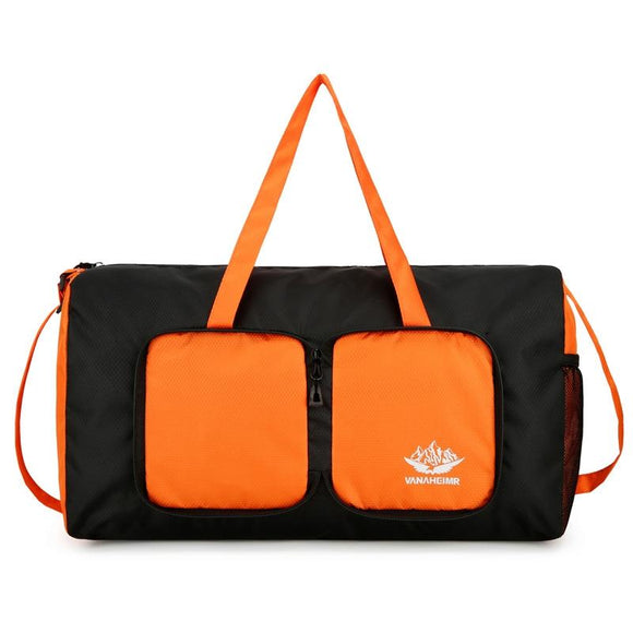 Lightweight Multifunctional Travel Bag For Outdoor Sports Vanaheimr Folding Handbag - Orange
