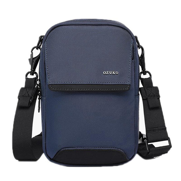 Waterproof Men Shoulder Bag Multifunctional & Durable - Blue