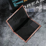 Waterproof Marble Passport & Ticket Holder Colorful Design - Black