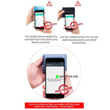 Compact Rfid Leather Coin Purse Wallet - Secure & Stylish - Black