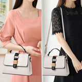 Versatile Small Square Handbag For Women - Orange