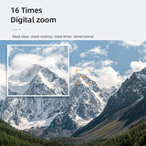 Portable 16X Zoom Hd Digital Camera With 2.88 Ips Screen - Black