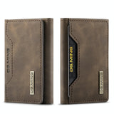 3 Fold Card Bag For Dg.Ming M2 Series Compact & Stylish - Coffee