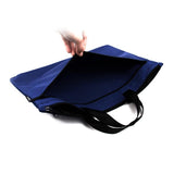 Double Zipper Canvas Storage Bag - Portable and Simple - Black