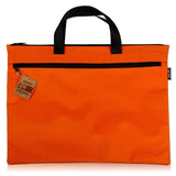 Double Zipper Canvas Storage Bag - Portable and Simple - Black
