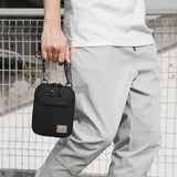 Adjustable Frosted Mobile Phone Bag 19 X 15 X 2Cm - Grey